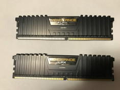 Kit Memorie Corsair Vengeance LPX Black 8GB DDR4 2400MHz CL14 Dual Channel foto