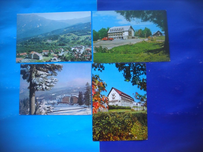HOPCT LOT 2251 PREDEAL -JUD BRASOV-4 CARTI POSTALE-CIRCULATE