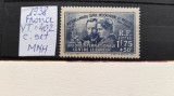 1938-Franta-YT402-MNH