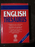 ENGLISH THESAURUS
