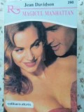 Magicul Manhattan - Jean Davidson, Roman de Dragoste, Editura Alcris 1988, 159 pagini