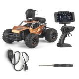 Masina off-road copii si adulti, THD M9, camera video 720p, radio control, wifi, scara 1:14, culoarea maro