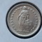 ELVETIA 1/2 FRANC 1965 AUNC argint
