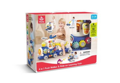 TRENULET 4 IN 1 ALBASTRU SuperHeroes ToysZone foto