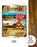 Lazura lemn ESTETIK CLASIC 5L NUC, protectie UV