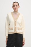 Artigli cardigan femei, culoarea bej, ACMA000088