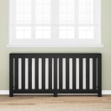vidaXL Capac pentru radiator Stejar Negru 175 x 20 x 82 cm 869226