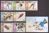 Cambogia 1987 - Jocurile Olimpice de iarnă - Calgary, Serie + Colita, MNH