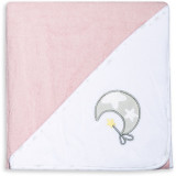 Cumpara ieftin BabyOno Take Care Terry Hooded Towl prosop de baie cu glugă Pink 85x85 cm