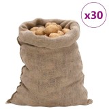 Cumpara ieftin Saci de iuta, 30 buc., 60x105 cm, iuta 100%, 220 g/m&sup2;