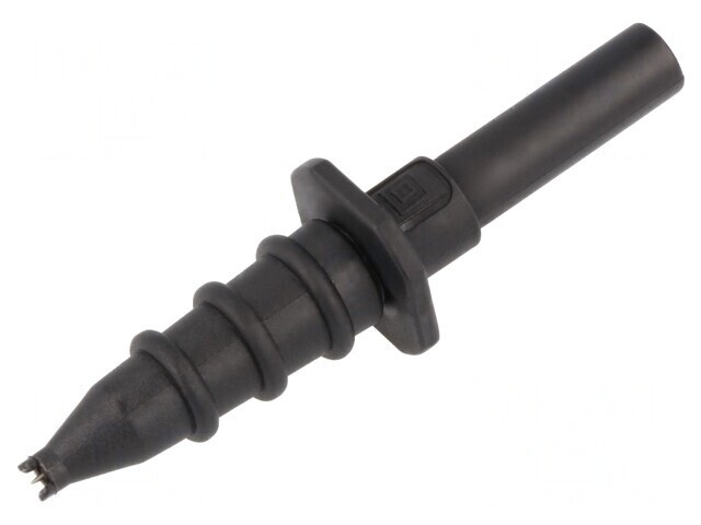 Terminal de măsurare 5A negru 4mm 1kVDC