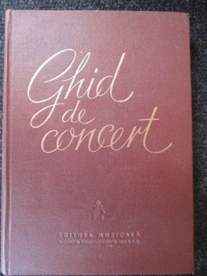 Ghid de concert foto