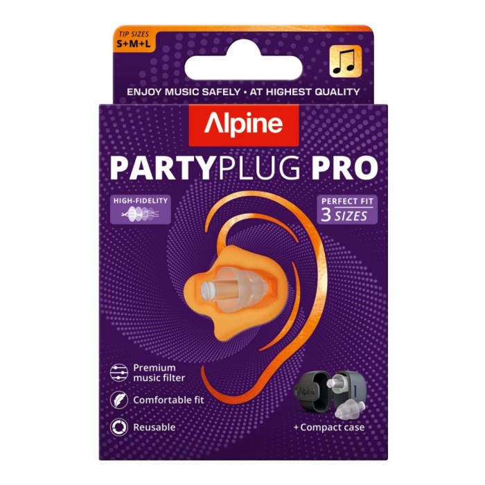 Dopuri de urechi cu filtru muzical profesional pentru festivaluri si concerte, 3 dimensiuni incluse (S/M/L), protectie zgomote SNR 21dB, reutilizabile