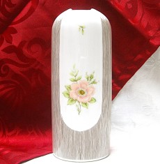 VAZA PORTELAN ESCHENBACH BAVARIA DECOR FLOARE DE MACES 21 CM