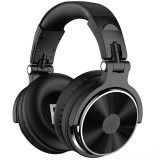 Casca OneOdio Pro10-Black cu fir detasabil, tip over ear, utilizare profesionala, DJ, conectare prin Jack 3.5 mm | Jack 6.35 mm, difuzor 50 mm, impeda