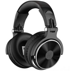 Casca OneOdio Pro10-Black cu fir detasabil, tip over ear, utilizare profesionala, DJ, conectare prin Jack 3.5 mm | Jack 6.35 mm, difuzor 50 mm, impeda
