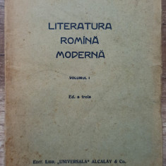 Literatura romana moderna - Ovid Densusianu// vol. 1, 1929