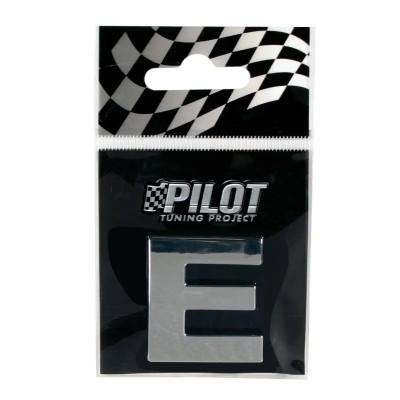 Autocolant 3D crom Type-3 (28mm) litera - E Garage AutoRide foto