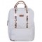 Rucsac de infasat Childhome Family Club Signature Alb
