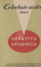 Ce trebuie sa stim despre hepatita epidemica foto