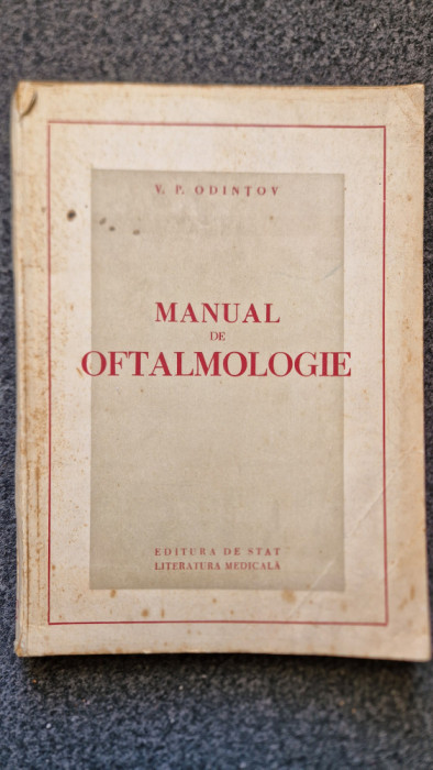 MANUAL DE OFTALMOLOGIE - Odintov