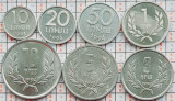 set 7 monede Armenia 10, 20, 50 luma 1, 3, 5, 10 Dram 1994 UNC - A035