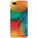 Husa silicon pentru Xiaomi Mi 8 Lite, Colorful Wall Paint Texture