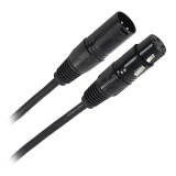 Cablu Professional XLR 3pin DMX mama - XLR 3pin DMX tata 6m PLUGGER PLU CABD XF3XM3 6M00 EAS