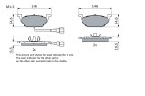 BOSCH 0 986 494 019 set placute frana,frana disc
