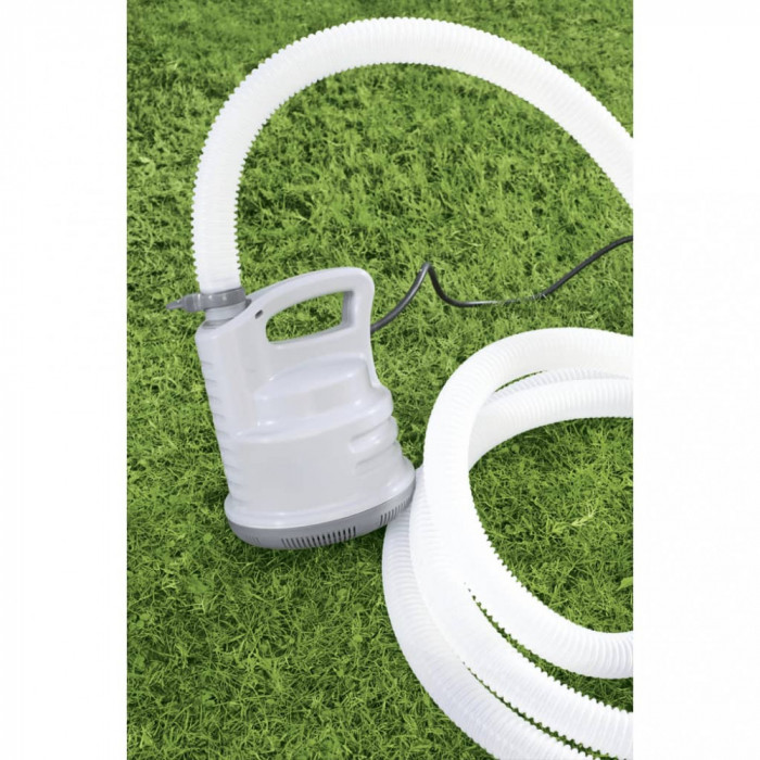 Bestway Pompă de scurgere pentru piscină, alb 3202717