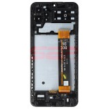 LCD+Touchscreen cu Rama Samsung Galaxy A13 2022 / A137 BLACK COMPATIBIL