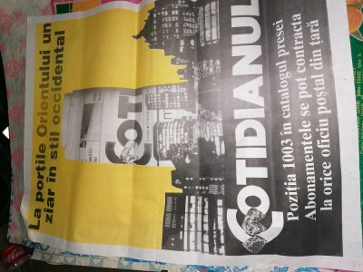 AFIS ZIARUL COTIDIANUL foto