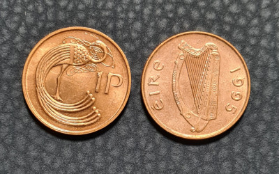 Irlanda 1 pence 1995 foto