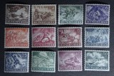 Serie Completă 12 Timbre Germania Al Treilea Reich 1943 Ziua Comemorării Eroilor Wehrmacht Neștampilat - A007