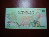Bancnota Cook Islands 10 Dolari UNC Oceania