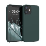 Husa kwmobile pentru Apple iPhone 12 Mini, Silicon, Verde, 52640.171, Carcasa