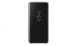 Husa Flip Clear View Neagra Samsung Galaxy Note 20 / Note 20 5G, Silicon &amp; Policarbonat