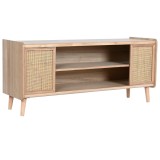 Cumpara ieftin Mobilă TV Home ESPRIT Natural Ratan Lemn de paulownia 120 x 35 x 54 cm
