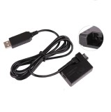 AC adapter USB ACK-E5 coupler DR-E5 LP-E5 replace Canon, Generic