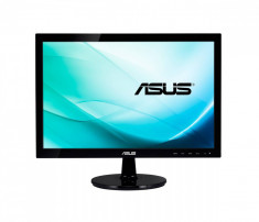 Monitor LED ASUS VS197DE DVI VGA Tehnologia Smart View 18.5inch Negru foto