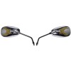 Set oglinzi M10x1.2, MP203, culoare crom, model vultur auriu Cod Produs: MX_NEW LU0071