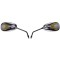 Set oglinzi M10x1.2, MP203, culoare crom, model vultur auriu Cod Produs: MX_NEW LU0071