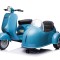 Scuter electric cu atasament Piaggio VESPA 150 VL1T 110W 12V 10Ah, culoare albastra