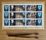 Universitatea Alexandru Ioan Cuza din Iasi, 160 de ani, minicola de 3 serii si 3 viniete 2020 LP 2297a