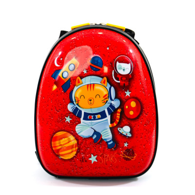 Ghiozdan pentru copii Space Cat Rosu 32X26X12 Cm ComfortTravel Luggage foto