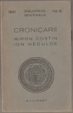 Cronicarii Miron Costin Ion Neculce