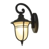 Cumpara ieftin Felinar modern, exterior, montaj pe perete, dulie E27, bec max 60w, 220V, Negru