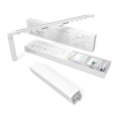 Kit sina electrica LUXION 5.2 m pentru draperii sau perdele, Telecomanda, Control telefon, Wi-Fi SmartElectro IntelligentHouse foto