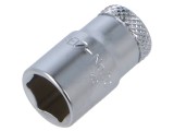 Cap tubular 6-puncte 10mm 1/4 cromat GEDORE, oțel scule