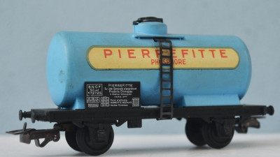 Vagon HO SNCF Cisterna Playcraft Made in France 11cm lungime foto